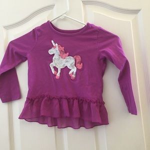 Girls garanimals unicorn tee 4t